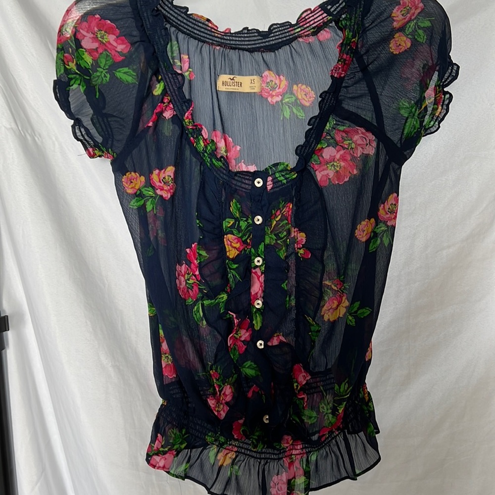 Hollister Sheer Blouse